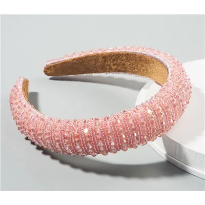 Křišťálový pásek bohatě zdobený Impress Pink