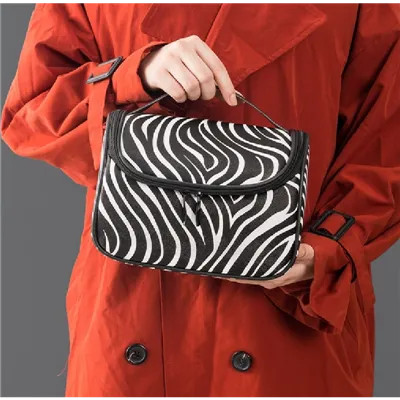 Skládací kosmetický kufřík Tisk zebra