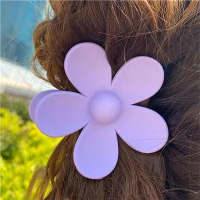 SPONA DO VLASŮ SPÍNAČ purpurový květ