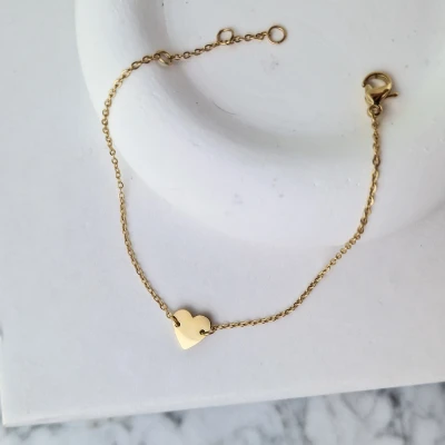 Náramek z chirurgické oceli GENTLE HEART