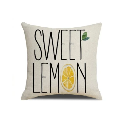 Povlak na polštář 45 x 45 cm SWEET LEMON