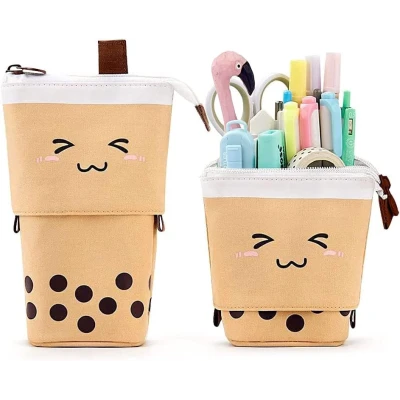 Školní penál vertikální skládací pouzdro na tužky BUBBLE TEA