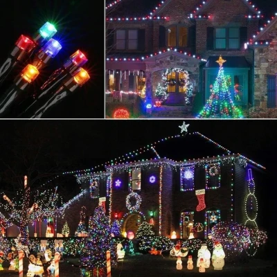 Vánoční světla MULTIBAREVNÁ 100 LED světel 8m